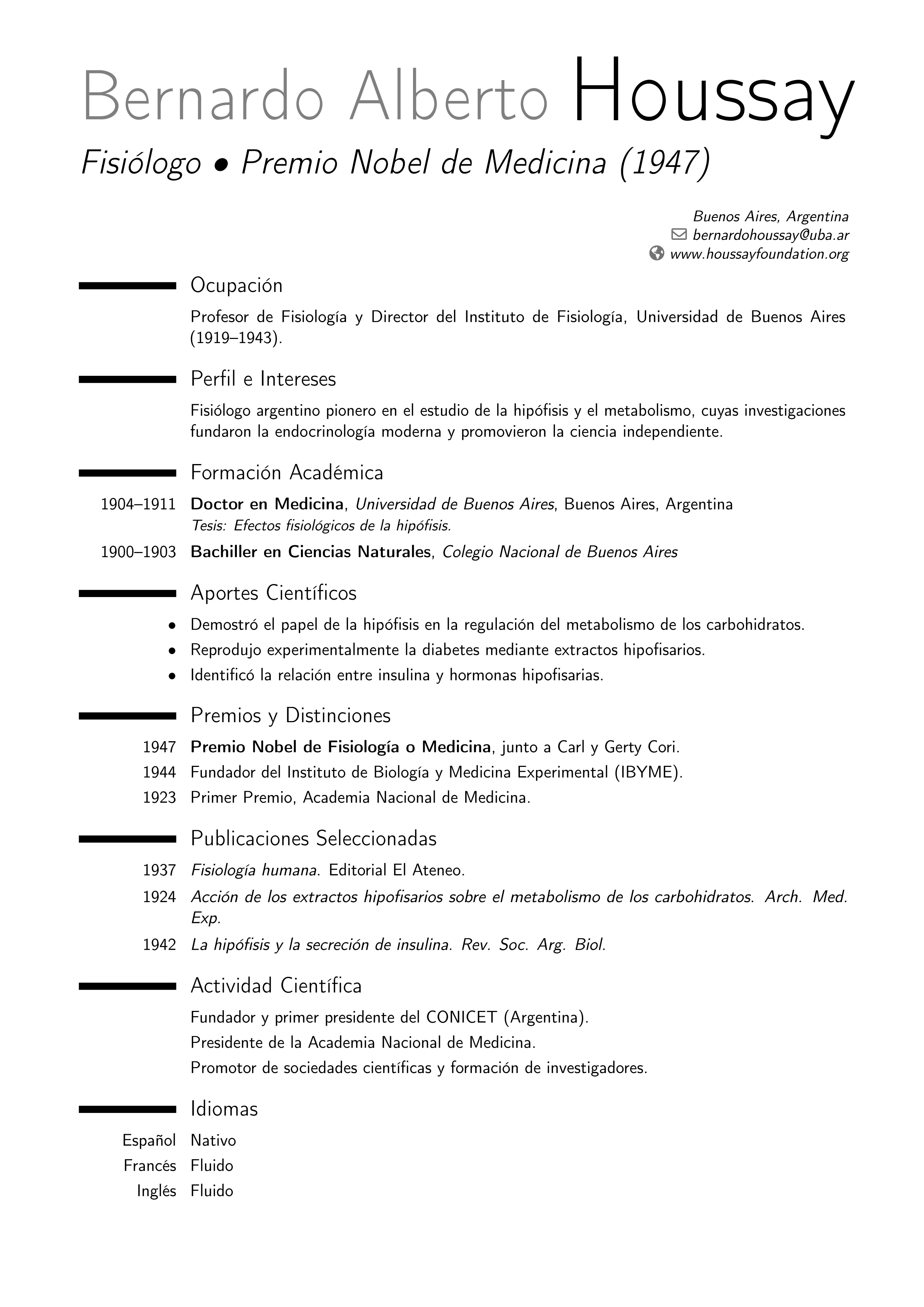 Ejemplo CV 2